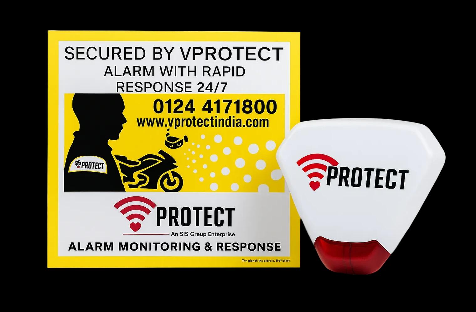 VProtect deterrent signage and external sirens